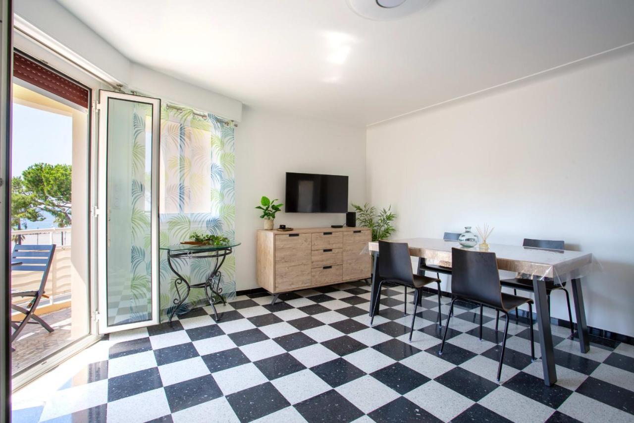 Apartment T2 Air-Conditioned Sea View Saint-Laurent-du-Var Luaran gambar