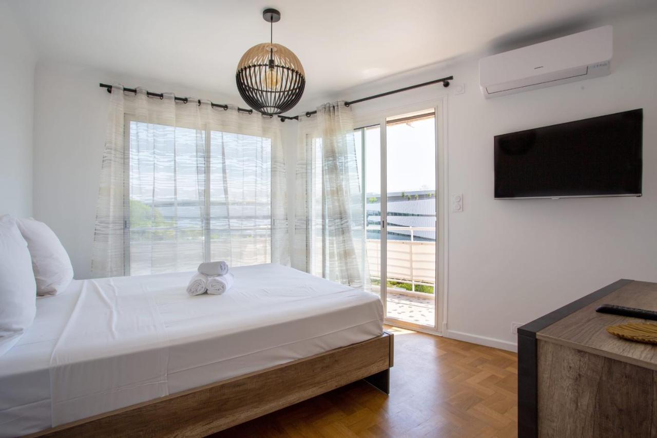Apartment T2 Air-Conditioned Sea View Saint-Laurent-du-Var Luaran gambar