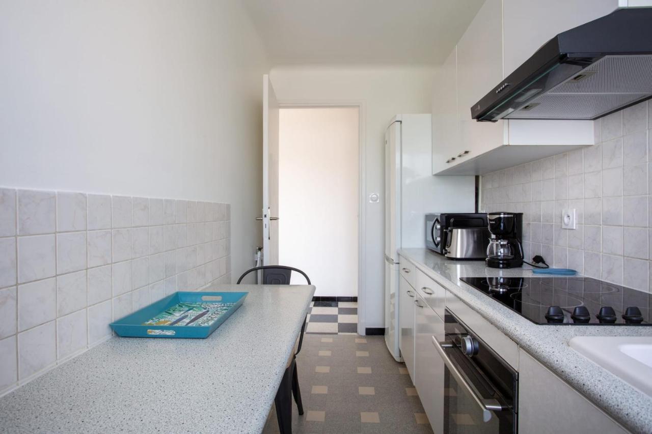 Apartment T2 Air-Conditioned Sea View Saint-Laurent-du-Var Luaran gambar