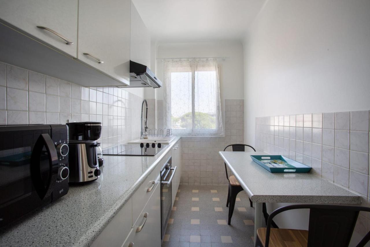 Apartment T2 Air-Conditioned Sea View Saint-Laurent-du-Var Luaran gambar